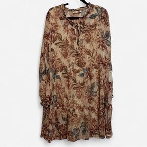 Dex antique rose floral dress
Size XL